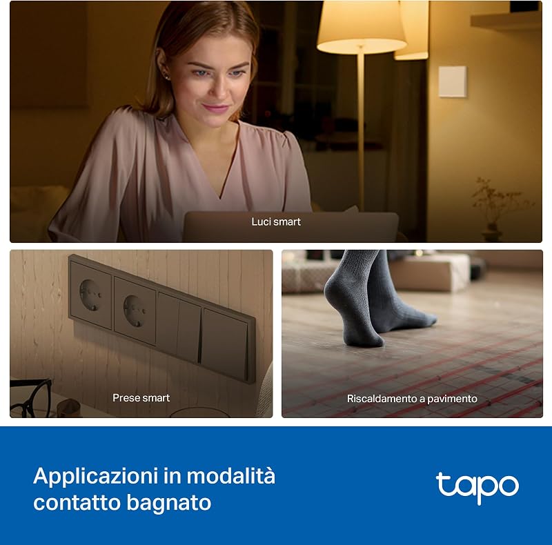 S110E Interruttore Smart WiFi Bluetooth Contatto Secco Bagnato