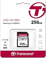 Transcend SDC300S 256GB SDXC Card C10 U3 V30 100MB/s Read 40MB/s Write view 6