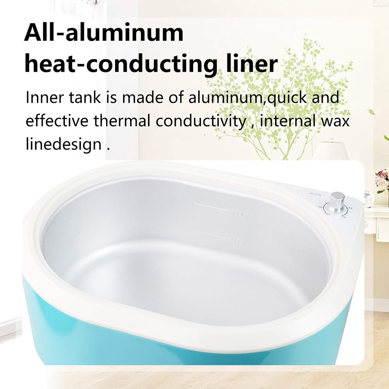 JIAHUA Paraffin Wax Machine for Hand and Feet-Paraffin Bath Spa Wax for Smoothens and Softens Dry Skin Quick Heating Paraffin Wax Warmer (Green) : Beauty