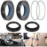Front Axle Seals Kit For Ford Super Duty F250 F350 Dana 50 60 1998-2004 | Front Axle Knuckle Tube Seal Kit For Ford Super Duty F250 F350 F450 F550 Dana 50 60, Replace 50491/50381, 41784-2 (1998-2004)