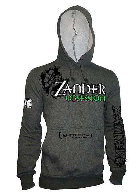 HOTSPOT DESIGN Kapuzenhoody Zander Obsession, grau