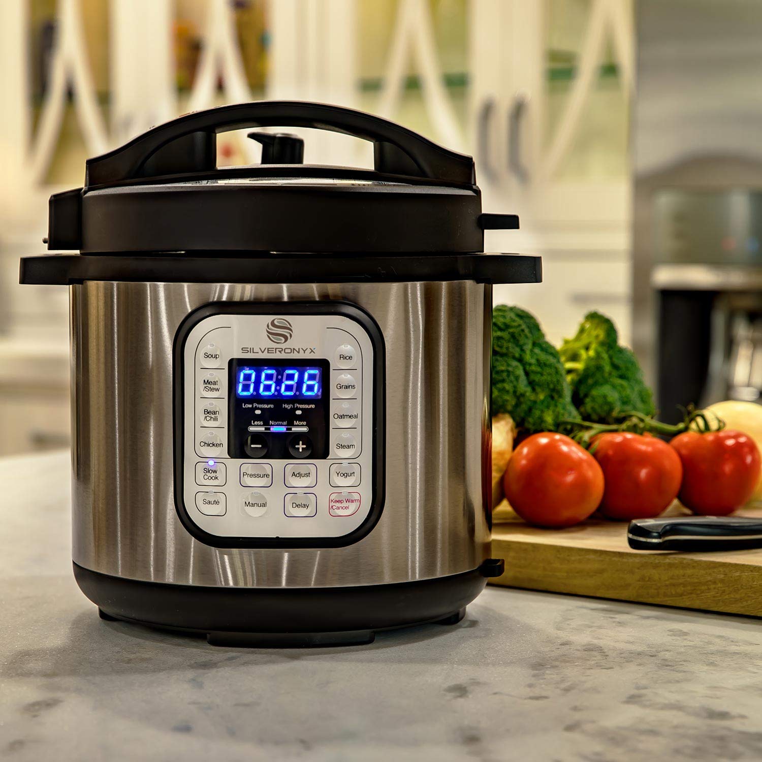 Multipot 10in1 Electric Pressure Cooker with Stainless Steel 6 Quart
