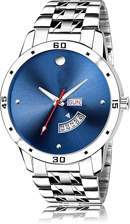 Day & Date Black Dial Watch for Mens and Boys - LR_105