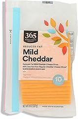 365 by Whole Foods Market Sliced Reduced Fat Mild Cheddar, 8 OZ