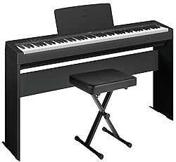Yamaha P-143 Digital Piano Bundle, Includes 88-Key