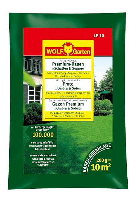 WOLF-Garten - Premium-Rasen »Schatten & Sonne« LP 10; 3820010