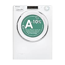Candy Smart Pro Inverter CSO 6106TWMC1-S, Lavatrice a carica frontale, 10 KG, Classe A-10%, 1600 giri, 78 dB, Cicli Rapidi, 16 programmi, Bianco, AxLxP 85x60x58 cm (Classe di efficienza energetica A)