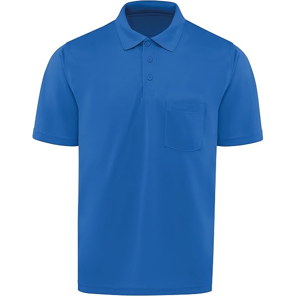 Just Cool Mens Plain Sports Polo Shirt (3XL) (Sapphire Blue) at