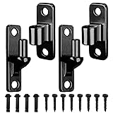304 Stainless Steel Gate Hinges with Screws, 2 Pack