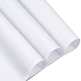 Dercuy Cross Stitch Fabric, 14 Count Embroidery Fabric, 59 * 39 Inch White Cross Stitch Cloth for Home DIY Embroidery Decoration