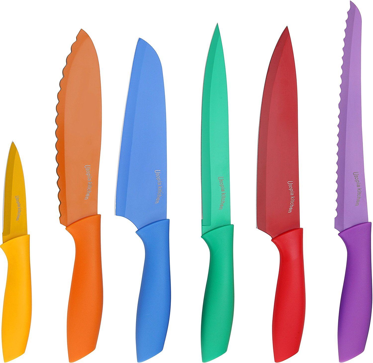 25 Colorful Kitchen Knives Vegan Bits