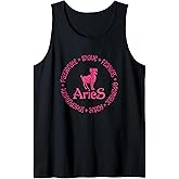 Aries Zodiac Sign - Aries Zodiac Birthday Tank Top