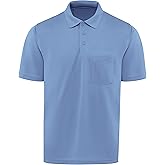 Red Kap Mens Short Sleeve Performance Knit Pocket Coro Polo