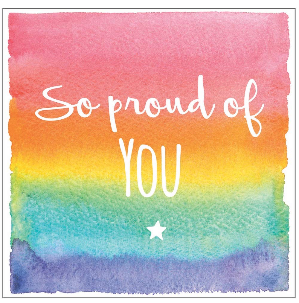 So Proud of You Blank Greetings Card