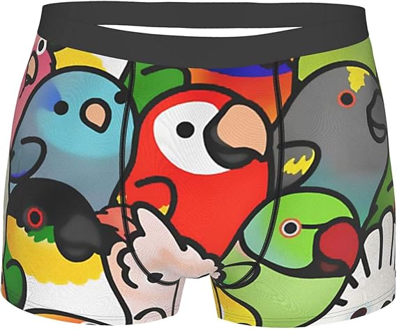 Amazon Co Jp ボクサー カラフル オウム コンゴウインコ メンズ パンツ パンツ ブリーフ ソフト イケメン 上品 抗菌 防臭 通気性 吸汗速乾 快適 弾性 肌触り プレゼント アンダーウェア 服 ファッション小物