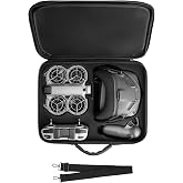 FPVtosky Case for DJI Neo 2, Portable Bag for Neo 2 Motion Fly More Combo,RC Motion 3,Goggles N3,Batteries and Charging Hub Accessories, Travel Case with Shoulder Strap and Dividers (Bag Only)