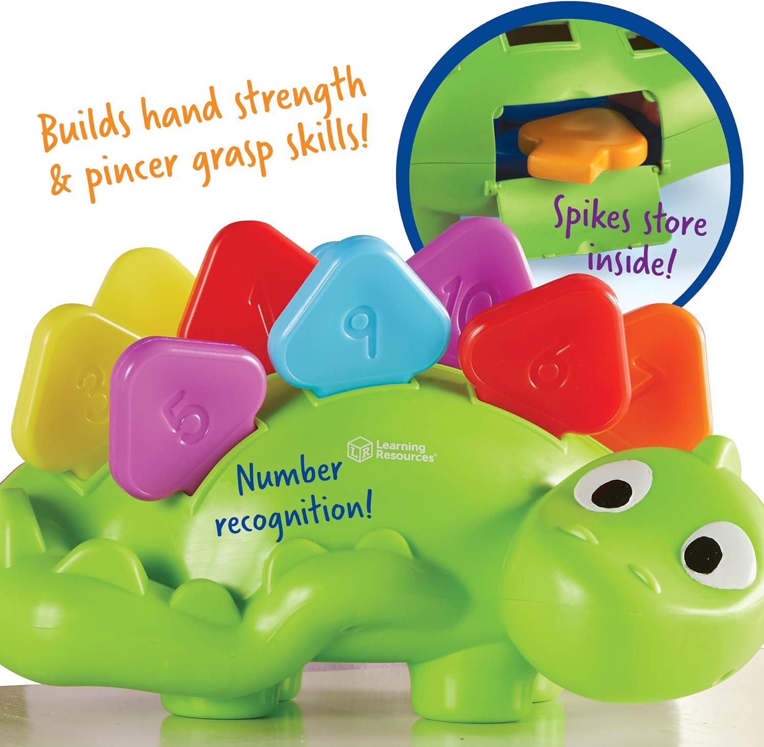 Learning Resources LER9091 Steggy The Fine Motor Dino, Multi-color, Medium - Image 3