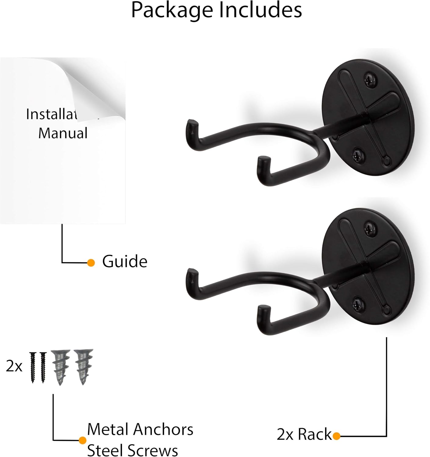 Wallniture Sporta Wall Mount Baseball and Bat Display Memorabilia Holder Collectibles Rack Black Set of 2 : Sports & Outdoors