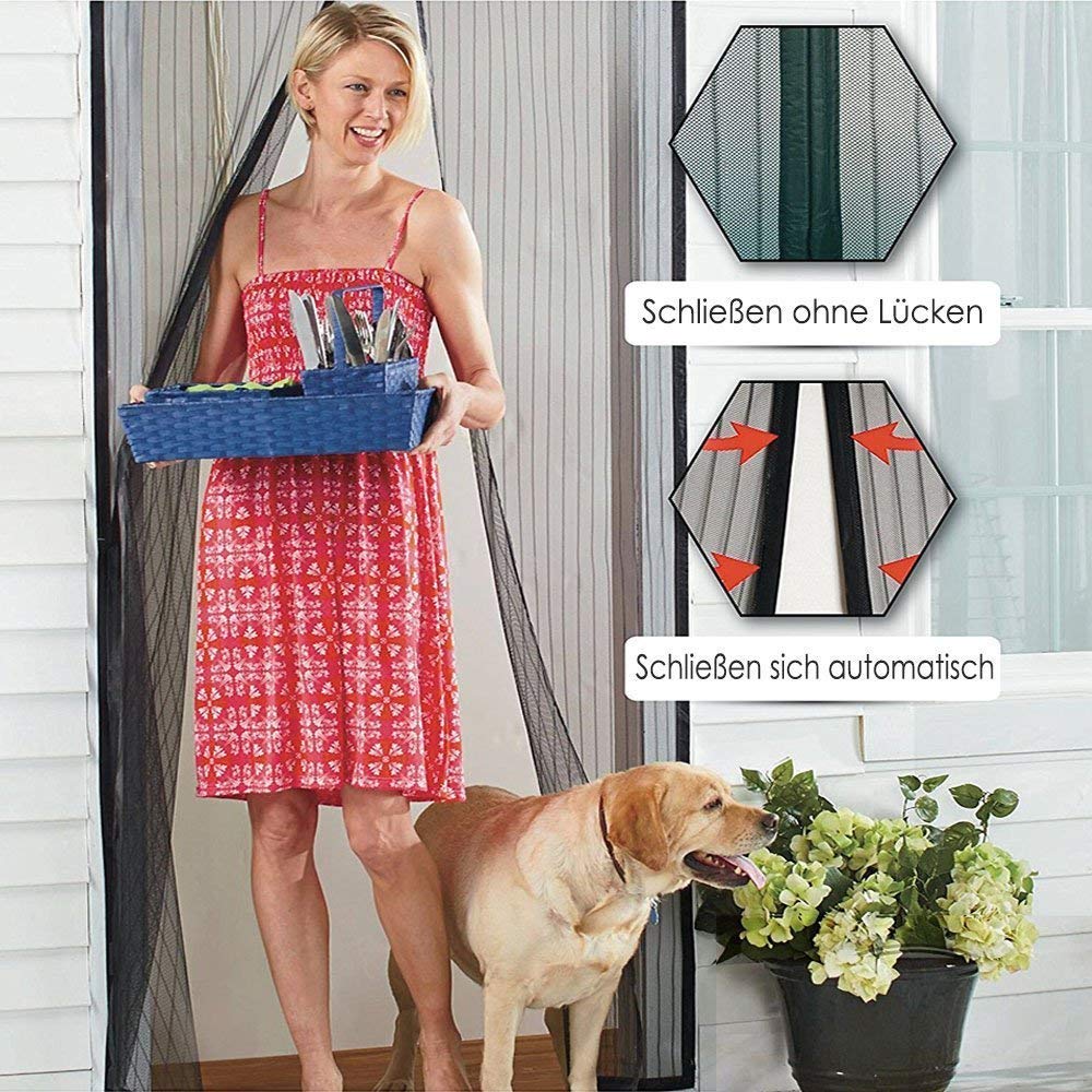 Sekey 150x240cm Tendina Magnetica Per Zanzariera, Ideale Per