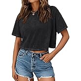 Trendy Queen Women's Short Sleeve Crop T-Shirt