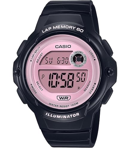 Amazon.com: Casio G-Shock Women's Baby-G Digital Watch, Black/Pink