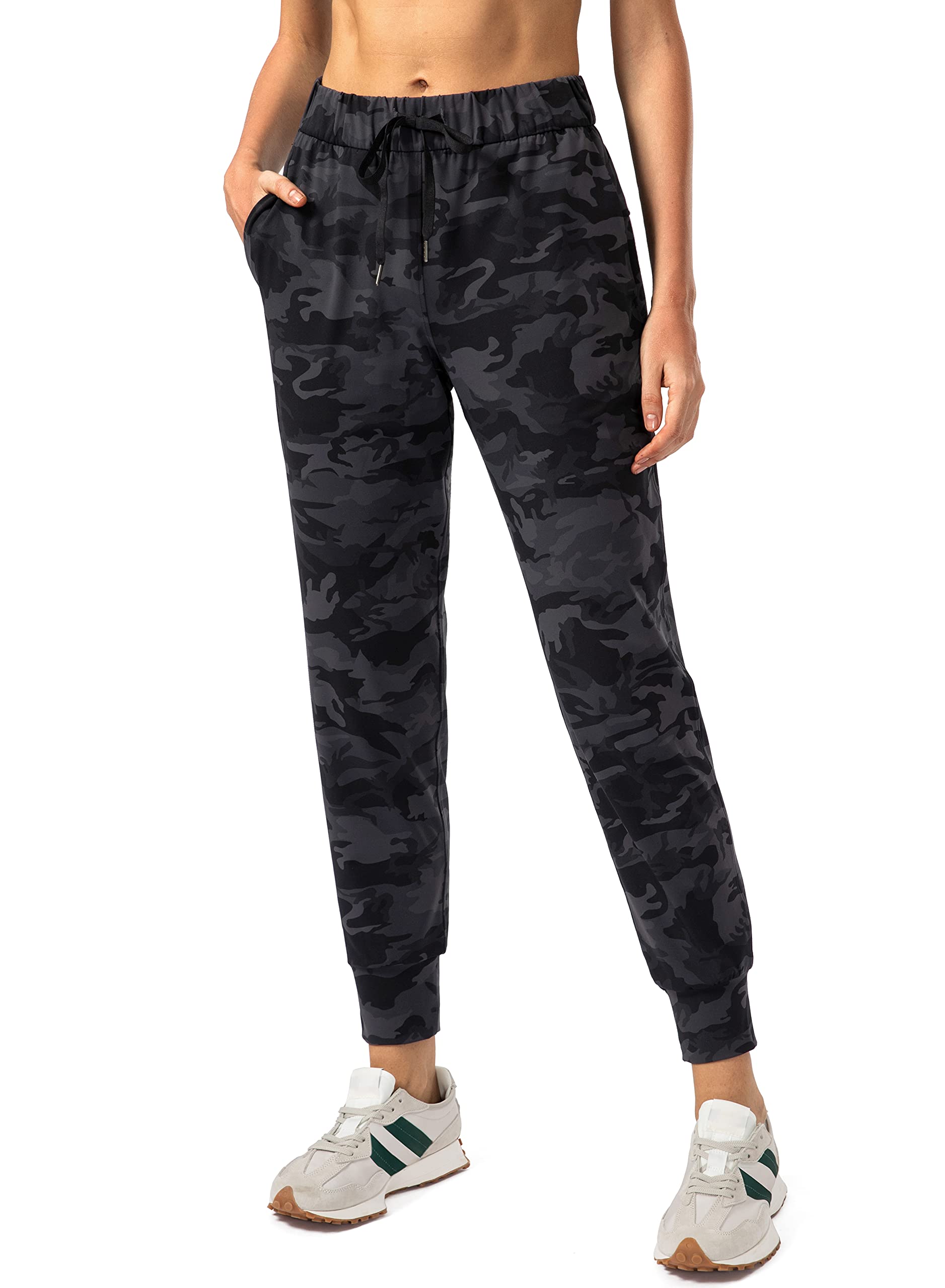 SANTINY Women's Joggers Pants Pockets Drawstring