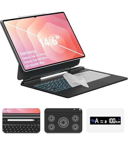 パソコン SAMSUNG Galaxy Tab S11+Book Cover Keyboard Slim+galaxy care SAMSUNG Galaxy Tab S11 Ultra Slim Keyboard Book Cover EF-DX930 ENG