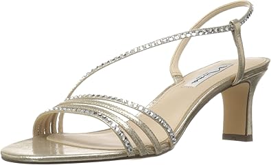 nina gerri evening sandals taupe