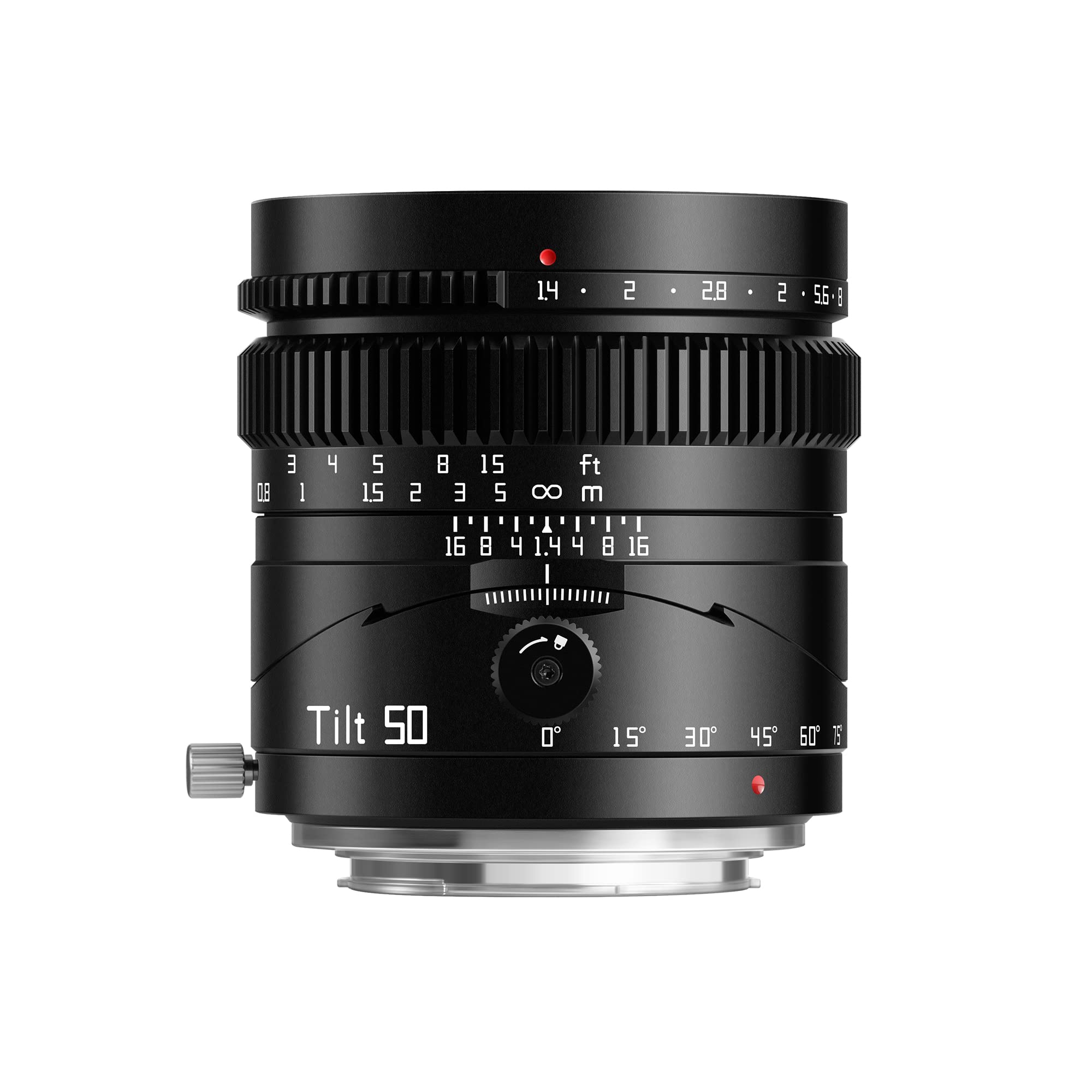 TTArtisan 50mm F1.4 Tilt Camera Lens Full Frame Large Aperture Manual Lens Miniature Landscape Lilliput Shooting for Fuji X Mount