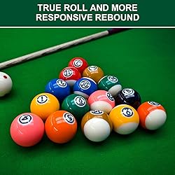 HMQQ Billiard Balls Set 2-1/4" Regulation Size Pool