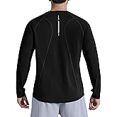 Men's Long Sleeve Sun Protection Swim Shirts UPF 50+ Rash Guard Quick Dry Lightweight Fishing Shirts for Beach Summer