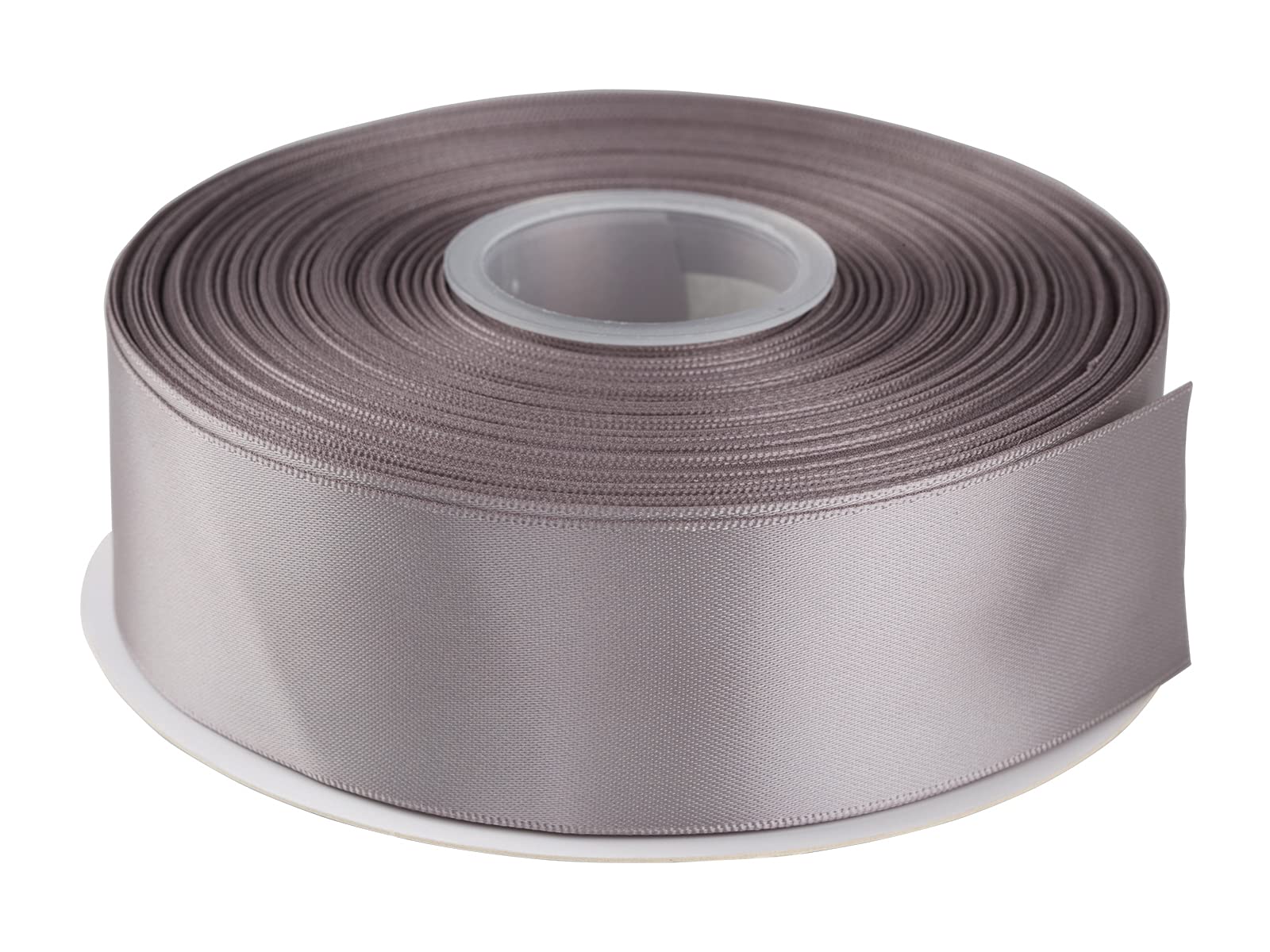 AVANAVA 38mm Wide Double Face Satin Ribbon - 45 Meters (012-Silver)