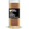 Gold BREW GLITTER Edible Glitter For Drinks, Cocktails, Beer, Garnish Glitter & Beverages | KOSHER & HALAL Certified | 100% Edible & Food Grade | Vegan, Gluten, Nut Free (50g, Gold)