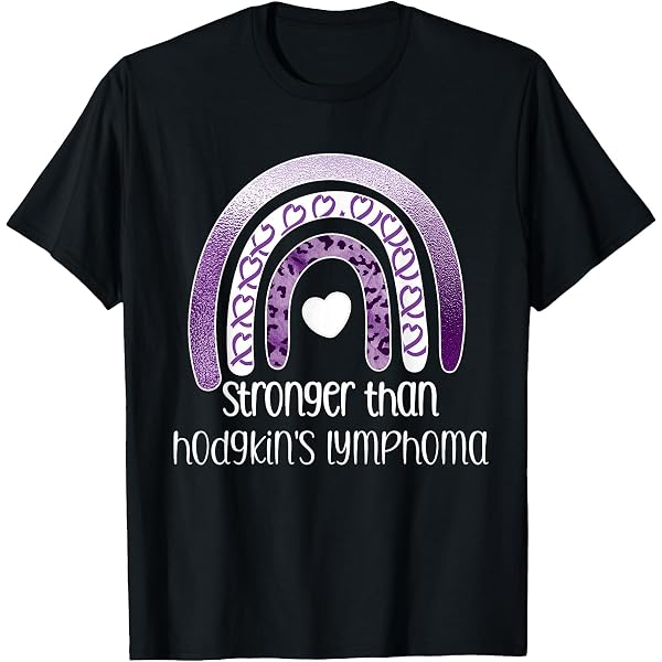 Sweat-shirt "Hodgkins Lymphoma Warrior" - Division Lymphome Hodgkin - Ruban Violet - Hommage Aux Patients Et Aux Vétérans - 9