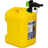 Scepter 5G Gas Can with Spill Proof SmartControl Spout, Diesel Only, Yellow | 5 Gallon Capacity, EPA/CARB Compliant Fuel Container with Rear Handle, 15-1/4" H x 10" W x 12" D, Model FSCD552