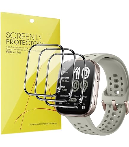 3-Pack Screen Protector For Amazfit Bip 6 - TPU Film With Self-Healing Technology