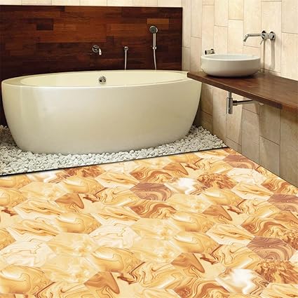 Amazon Com Amazingwall 3d Effect Tile Wall Stickers Floor