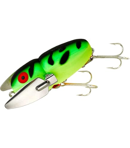 Amazon.com : Arbogast Jointed Jitterbug Topwater Bass Fishing Lure, Excellent for Night Fishing, White/Red Head, 2 1/2", 3/8 oz : Fishing Diving Lures : Sports & Outdoors Amazon.com : Arbogast Jointed Jitterbug Topwater Bass Fishing Lure, Excellent for Night Fishing, White/Red Head, 2 1/2", 3/8 oz : Fishing Diving Lures : Sports & Outdoors