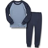 VAENAIT 6M-12Y Toddler Toddler Kids Toddler Girls Boys Soft Comfy Modal Tencel Solid Raglan Sleepwear Pajamas Pjs 2pcs Set