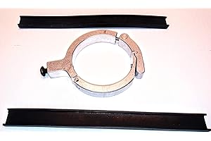 TKO Clamping Systems USA Billet Aluminum Slim Fit Roll Bar Accessory Mount Size 3 Silver (1-3/4" - 2" Tube)