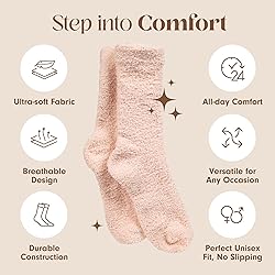 Unboxme Fuzzy Cloud Socks | One Size Fits Most