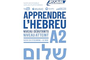 Apprendre l'hébreu A2 - Niveau débutant