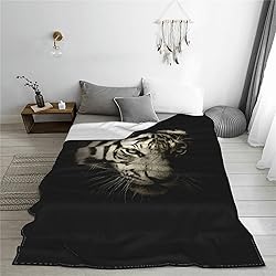 Tiger Blanket Flannel Throw Bed Blankets Cozy