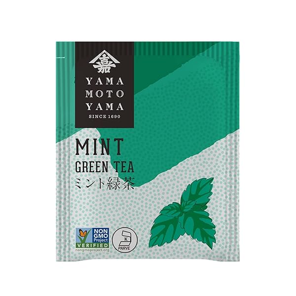 YAMAMOTOYAMA MINT GREEN TEA, 18 BAGS