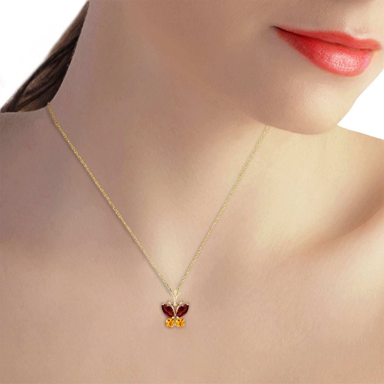 ALARRI 0.6 CTW 14K Solid Gold Butterfly 