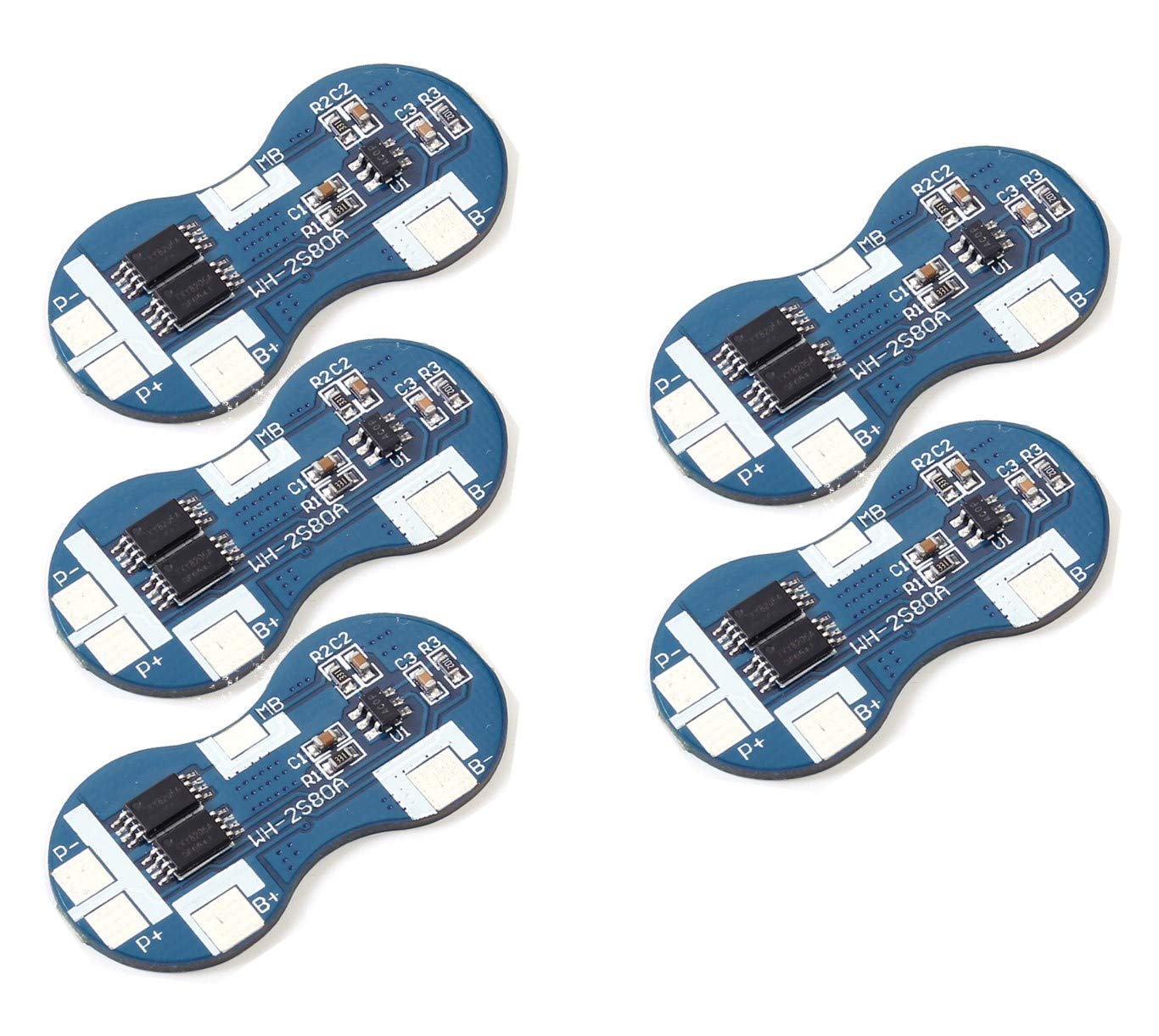 5pcs 2S 4A 7.4V Li-Ion Lithium 18650 BMS PCM Battery Protection Board