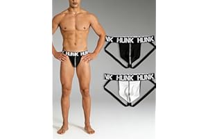 2 Pack Mens Jockstrap Underwear, Low Rise Briefs with Contour Pouch, Minimal Coverage Strap Design, Supportive Waistband