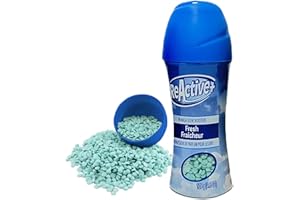 Reactive Fresh Scent Laundry Beads, In-Wash Booster, 128g (Pack of 1), Long-Lasting Freshness, Odour Removal, Compatible with