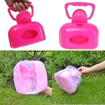 Foodie Puppies Portable Waste Bag Case Pooper Scooper Pickup Tool for Pet Dog Cat (Colour May Vary)