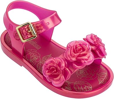 Amazon Com Mini Melissa Girl S Mar Sandal Iii Bb Toddler Little Kid Pink Pearl Sandals